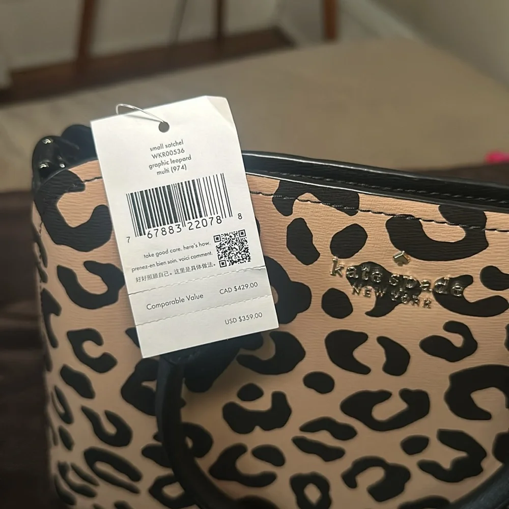 Kate Spade Leopard Satchel 🐆 - Picture 2 of 6